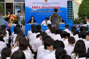 TP. Thủ Đức: Tuyên tuyền, giáo dục pháp luật qua phiên tòa giả định