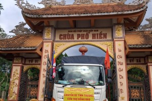 CHÙA PHỔ HIỀN – HÀNH TRÌNH TỪ BI LAN TỎA YÊU THƯƠNG ĐẾN ĐỒNG BÀO VÙNG LŨ