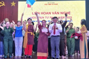 Sắc màu tháng 11 tại Học viện Tư pháp – Cơ sở TP. Hồ Chí Minh: Khi thể thao, nghệ thuật và tri ân cùng hòa nhịp