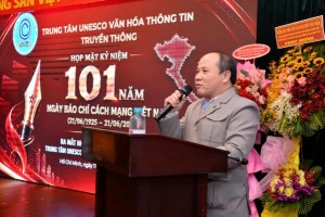 Trung tâm UNESCO Văn hóa Thông tin Truyền thông tổ chức Lễ kỷ niệm 101 năm ngày báo chí cách mạng Việt Nam